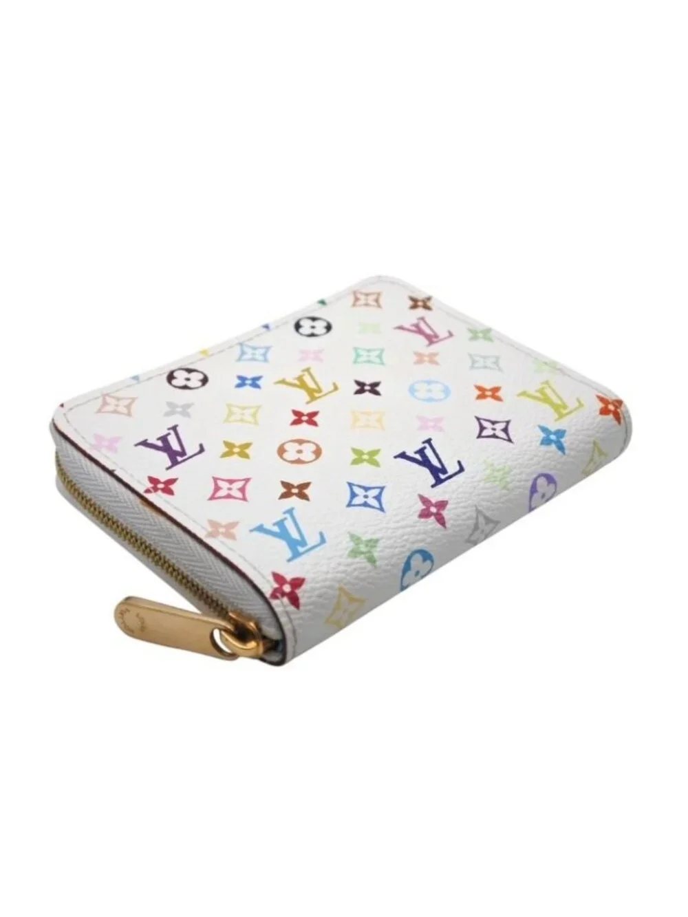 Louis Vuitton LV Zippy Coin Purse Takashi Murakami Multicolor